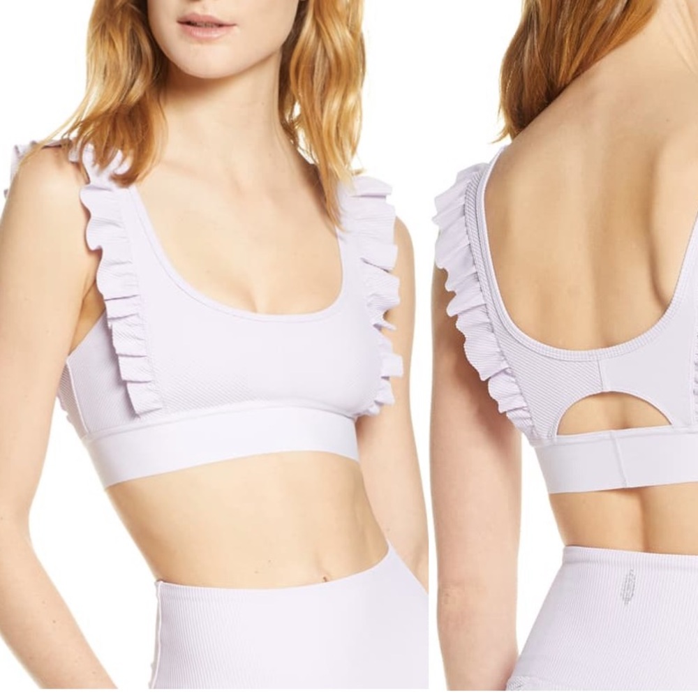 Free People Movement Ruffle Me Up Sports Bra